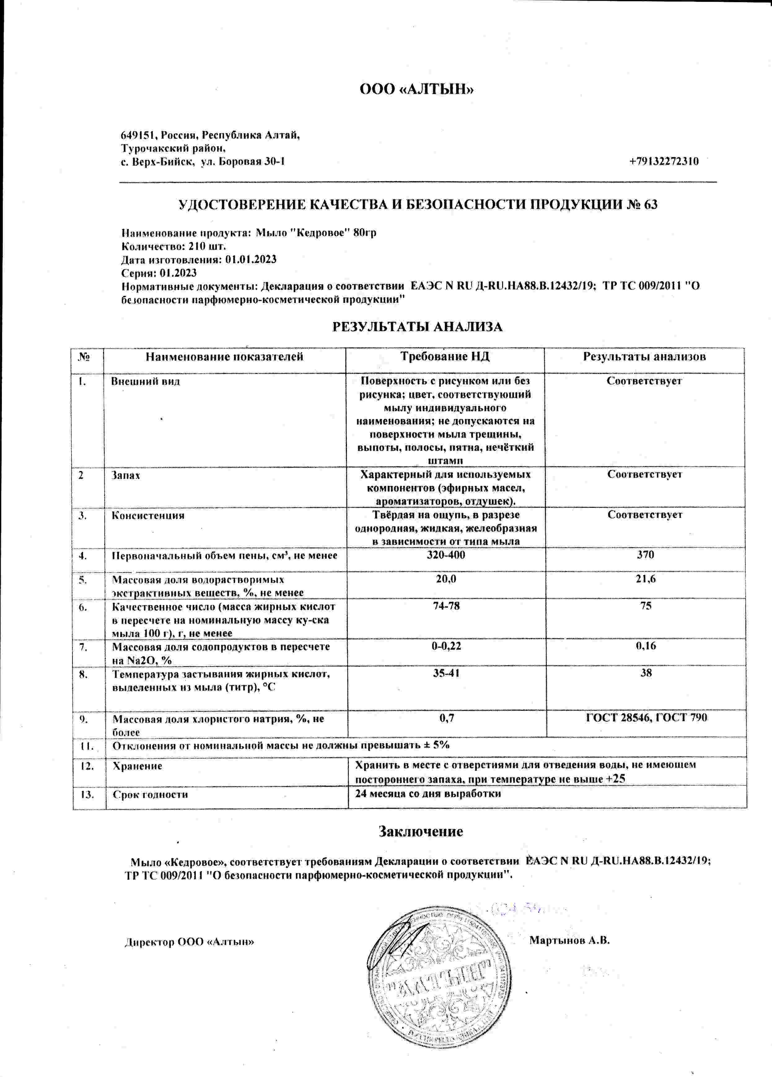 Паспорт №012023